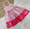 AJD 8007 Cotton Silk With Zari Weaving Girls Designer Gown Wholesale Shop In Surat